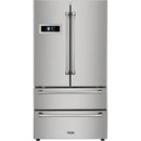 Thor Kitchen 36-inch, 20.85 cu. ft. Counter-Depth French 4-Door Refrigerator HRF3601F