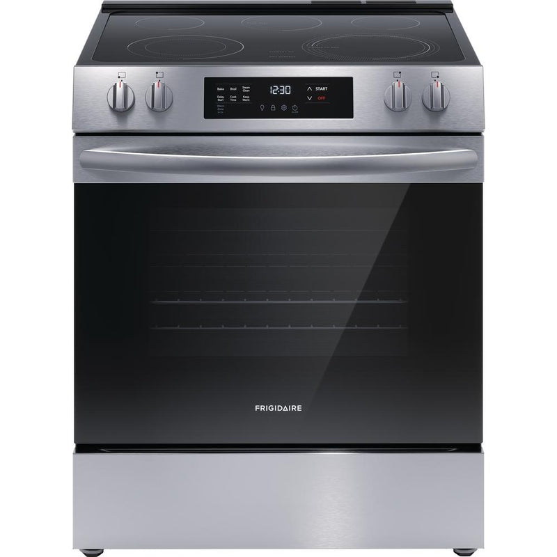 Frigidaire 30-inch Freestanding Electric Range with EvenTemp™ FCFE3062AS