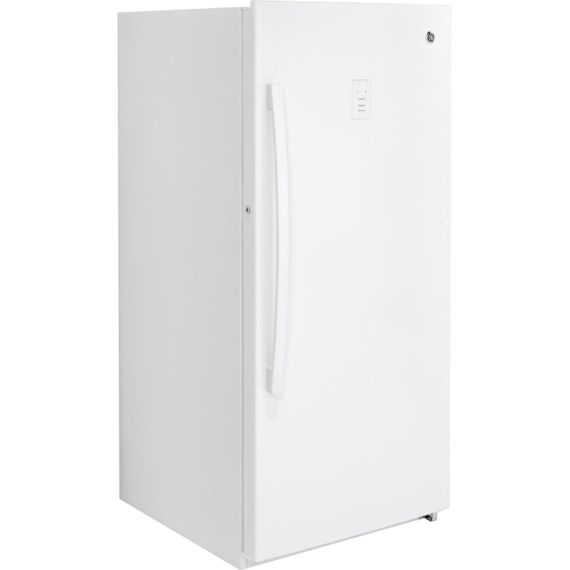 (FUF14SMRWW) GE 14.1 cu.ft. Upright Freezer with Turbo Freeze FUF14SMRWW