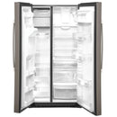 GE 36-inch, 21.8 cu.ft. Counter-Depth Side-by-Side Refrigerator with Water and Ice Dispensing System GZS22IMNESGZS22IMNES