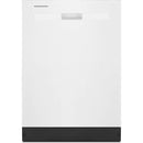 Whirlpool quiet 55 dBA, 24-inch Built-in Dishwasher with Boost Cycle (White)