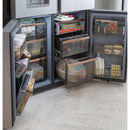 Caf? 36-inch, 27.4 cu. ft. French 4-Door Refrigerator (Platinum Glass) (CQE28DM5NS5)CQE28DM5NS5