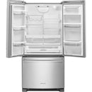 KitchenAid 33-inch, 22 cu. ft. Freestanding French 3-Door Refrigerator with Internal Water Dispenser KRFF302ESS