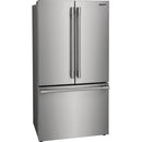 Frigidaire Professional 36-inch, 23.3 cu. ft. Counter-Depth French 3-Door Refrigerator with Digital Display PRFG2383AF