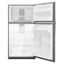 Whirlpool 33-inch, 20.5 cu.ft. Freestanding Top Freezer Refrigerator with Flexi-Side™ Bin WRT311FZDZ (Fingerprint-Resistant Stainless) (WRT311FZDZ)