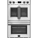 Forno Gallico 30-inch Double Wall Oven with French Door FBOEL1388-30FBOEL138830