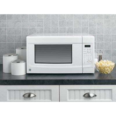 GE 1.4 cu. ft. Countertop Microwave Oven JES1460DSWW IMAGE 3