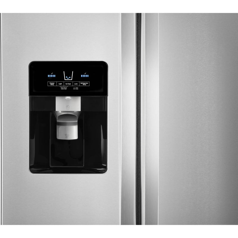 Whirlpool 36-inch, 24.55 cu. ft. Side-By-Side Refrigerator WRS325SDHZ (WRS325SDHZ)