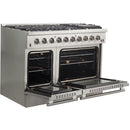 Forno Galiano Alta Qualita 48-inch Freestanding Gas Range with Convection Technology FFSGS6244-48