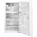 GE 33-inch, 21.9 cu. ft. Top Freezer Refrigerator with icemaker (White) (GIE22JTNRWW)