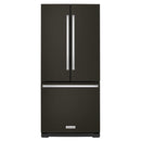 KitchenAid 31-inch, 19.68 cu. ft. French 3-Door Refrigerator with Ice and Water KRFF300EBSKRFF300EBS