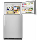 Whirlpool 33-inch, 20.5 cu.ft. Freestanding Top Freezer Refrigerator with Flexi-Side™ Bin WRT311FZDM (Stainless Steel)WRT311FZDM