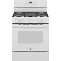 GE 30-inch Freestanding Gas Range with Convection Technology JGB735DPWW