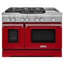 KitchenAid 48-inch Freestanding Dual-Fuel Range with Even-Heat™ KDRS483VSD
