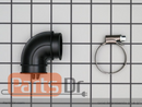 GE Dishwasher Elbow Hose and Clamps Kit (WD24X33918)WD24X33918