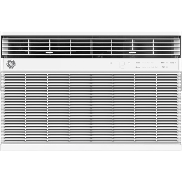 GE® 18,000 BTU Smart Electronic Window Air Conditioner for Extra-Large Rooms up to 1000 sq. ft. (AWCS18WWF)