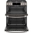 GE Profile 30-inch Slide-In Gas Range PGS960EELESPGS960EELES