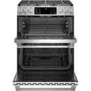 Caf? 30-inch Slide-in Gas Double Oven Range with Convection Technology CGS750P2MS1CGS750P2MS1