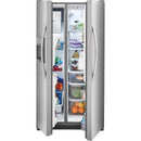 Frigidaire 36-inch, 25.6 cu. ft. Side-By-Side Refrigerator FFSS2615TS (FFSS2615TS)