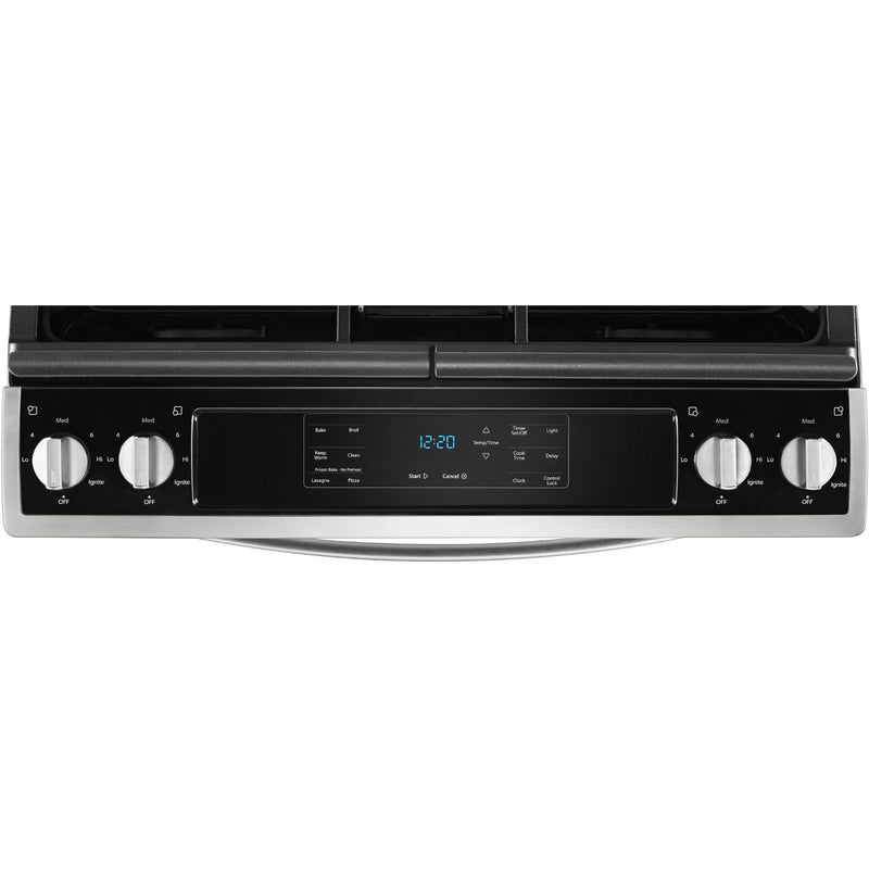 (WEG515S0FS) Whirlpool 30-inch Slide-In Gas Range WEG515S0FS