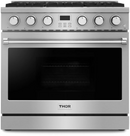 Thor Kitchen 36 inch gas range (Stainless Steel) (THARG36)THARG36