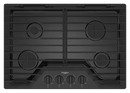 30-inch Gas Cooktop with EZ-2-Lift? Hinged Cast-Iron Grates (Black)WCGK5030PB
