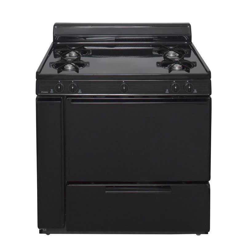 Premier 36-inch Freestanding Gas Range BLK100BP IMAGE 1