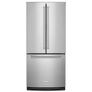 KitchenAid 30-inch, 19.7 cu. ft. French 3-Door Refrigerator with Ice and Water Dispensing System KRFF300ESS