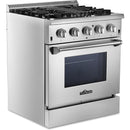 Thor Kitchen 30-inch Freestanding Dual-Fuel Range HRD3088U