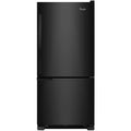 Whirlpool 30-inch, 18.6 cu. ft. Bottom Freezer Refrigerator WRB119WFBB IMAGE 1