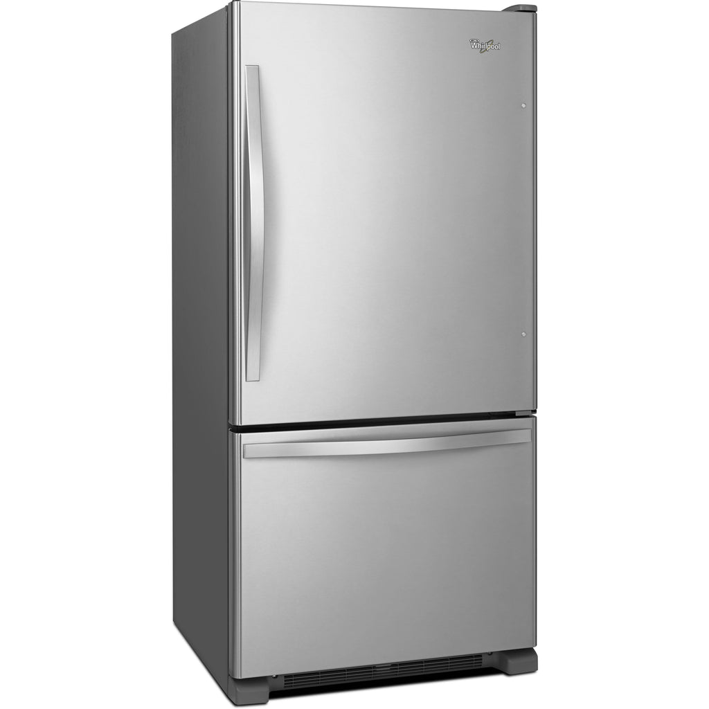 Whirlpool WRB322DMBW 33 Inch Bottom-Freezer Refrigerator with FreshFlo –  stlapplianceoutlet