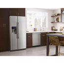 Whirlpool 36-inch, 20.59 cu.ft. Counter-Depth, Side-by-side Refrigerator with External Water and ice Dispensing System with EveryDrop™ Filtration WRSA71CIHZ
