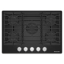 KitchenAid 30-inch Built-in Gas Cooktop with 5 Burners KCGG530PBL (KCGG530PBL)
