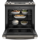 GE 30-inch Slide-In Electric Range with No Preheat Air Fry JS760EPESJS760EPES
