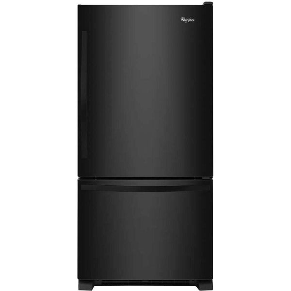 Whirlpool 30-inch, 18.7 cu. ft. Bottom Freezer Refrigerator with Ice WRB329DMBB IMAGE 1