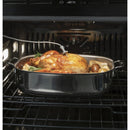 GE 27-inch, 8.6 cu.ft. Built-in Double Wall Oven with True European Convection JKD5000DNBBJKD5000DNBB