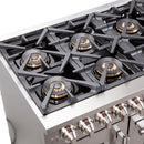 Forno Capriasca 48-inch Freestanding Dual Fuel Range FFSGS6387-48FFSGS638748
