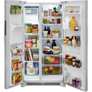 Frigidaire 36-inch, 25.6 cu.ft. Freestanding Side-by-Side Refrigerator with Ice and Water Dispensing System FRSS2623AW