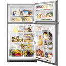 Whirlpool 33-inch, 20.5 cu.ft. Freestanding Top Freezer Refrigerator with Flexi-Side™ Bin WRT311FZDM (Stainless Steel)WRT311FZDM