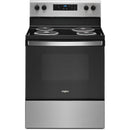 Whirlpool 30-inch Freestanding Electric Range with Keep Warm Setting (Stainless Steel) (WFC150M0JS)