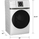 GE Profile 4.6 cu. ft. UltraFast Combo with Ventless Inverter Heat Pump Technology Washer/Dryer PFQ83HSSWWW (PFQ83HSSWWW)