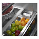 KitchenAid 43-inch, 24.2 cu.ft. Built-in French 3-Door Refrigerator with Platinum Interior Design KBFN502EBS