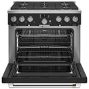 Café 36-inch Freestanding Gas Range with WI-FI Connect CGY366P3TD1