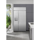 GE Profile 48-inch, 28.7 cu. ft. Side-by-Side Refrigerator with Dispenser PSB48YSNSSPSB48YSNSS
