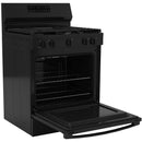 GE 30-inch Freestanding Gas Range with Center Oval Burner GGF500PVBBGGF500PVBB