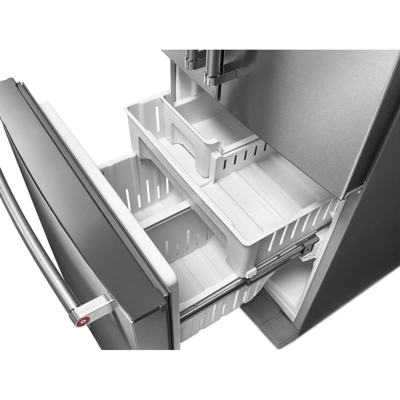 (KRFF300ESS) KitchenAid 30-inch, 19.7 cu. ft. French 3-Door Refrigerator with Ice and Water Dispensing System KRFF300ESS