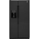 GE 36-inch, 21.9 cu. ft. Counter-Depth Side-by-Side Refrigerator with Ice and Water GZS22DGJBBGZS22DGJBB