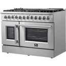 Forno Galiano 48" Freestanding French Door Dual Fuel Range FFSGS6356-48 (FFSGS635648)