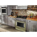 KitchenAid 30-inch Freestanding Gas Range with Even-Heat™ True Convection KFGC500JAVKFGC500JAV