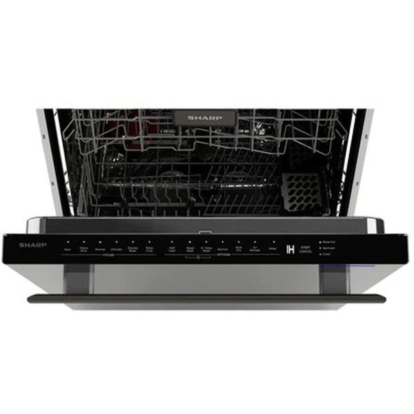 Sharp 24-inch Built-in Dishwasher with Sanitize Option SDW6757ES